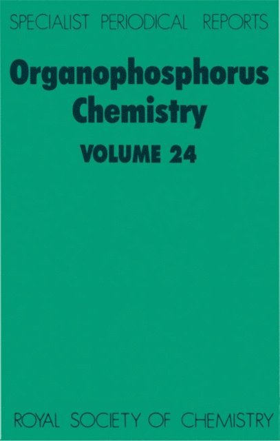 B J Walker, David W Allen - Organophosphorus Chemistry, E-bok