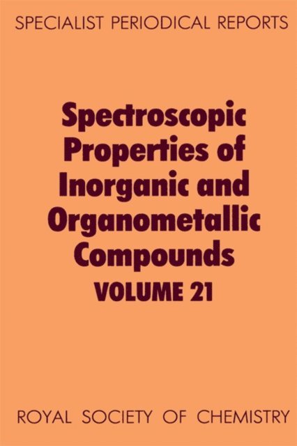 E A V Ebsworth, G Davidson - Spectroscopic Properties of Inorganic and Organometallic Compounds, E-bok