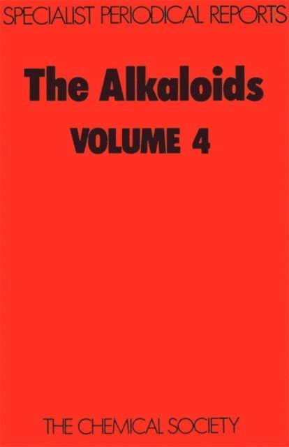 J E Saxton - Alkaloids, E-bok