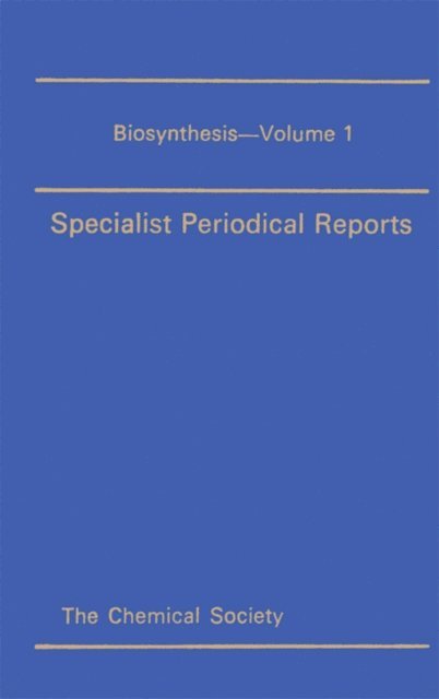 T A Geissman - Biosynthesis, E-bok. Tillgänglighet: Lägg i varukorg
