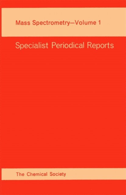 D H Williams - Mass Spectrometry, E-bok