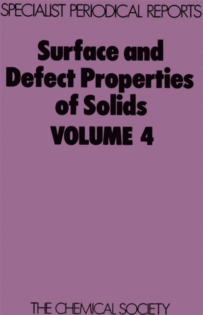 John M Thomas, M W Roberts - Surface and Defect Properties of Solids, E-bok. Tillgänglighet: Lägg i varukorg