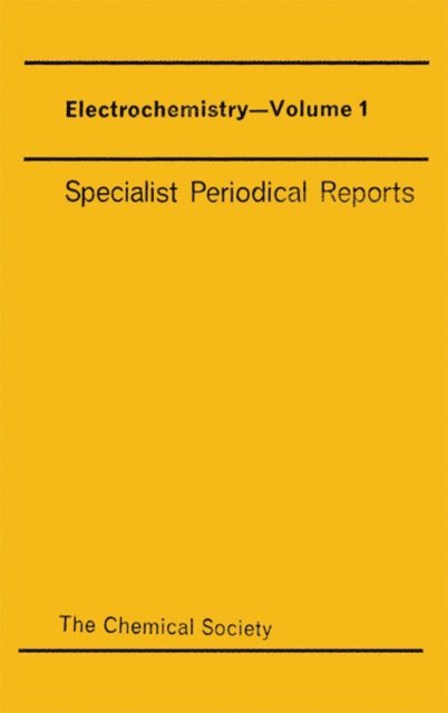 G J Hills - Electrochemistry, E-bok