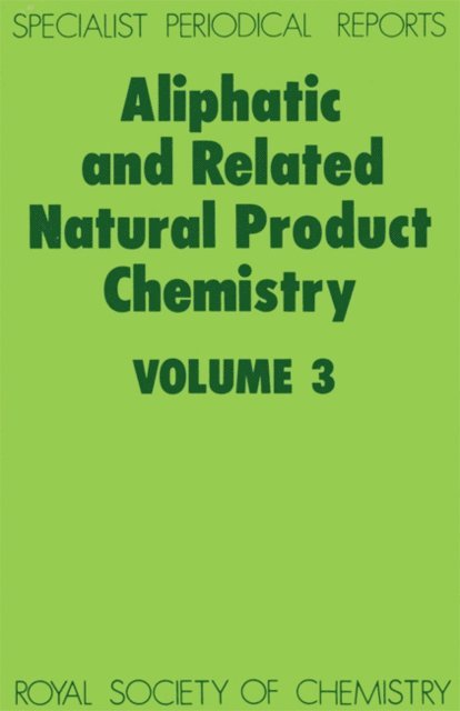 Frank D Gunstone - Aliphatic and Related Natural Product Chemistry, E-bok