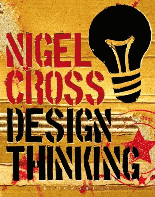Nigel Cross - Design Thinking, E-bok