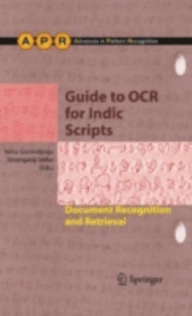 Srirangaraj (Ranga) Setlur, Venu Govindaraju - Guide to OCR for Indic Scripts, E-bok