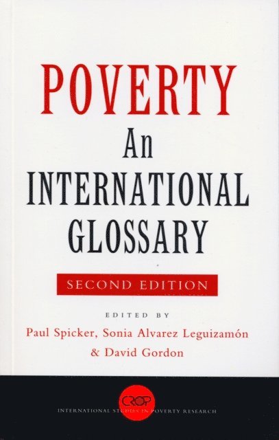 Paul Spicker, Sonia Alvarez Leguizamón, David Gordon - Poverty, E-bok