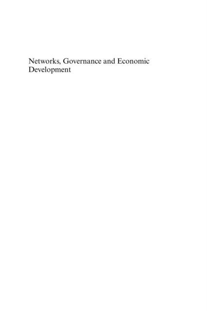 James R. Wilson, Cristina Iturrioz Landart, Mari Jose Aranguren Querejeta - Networks, Governance and Economic Development, E-bok