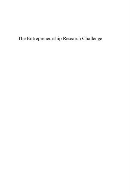Per Davidsson - Entrepreneurship Research Challenge, E-bok