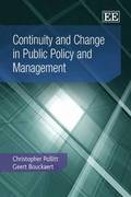 Continuity and Change in Public Policy and Management
