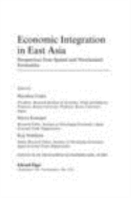 Koji Nishikimi, Satoru Kumagai, Masahisa Fujita - Economic Integration in East Asia, E-bok