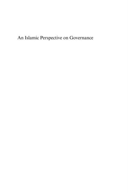 Mervyn K. Lewis, Zafar Iqbal - Islamic Perspective on Governance, E-bok