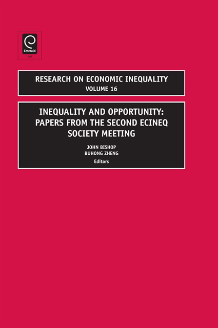 Buhong Zheng, John A. Bishop - Inequality and Poverty, E-bok
