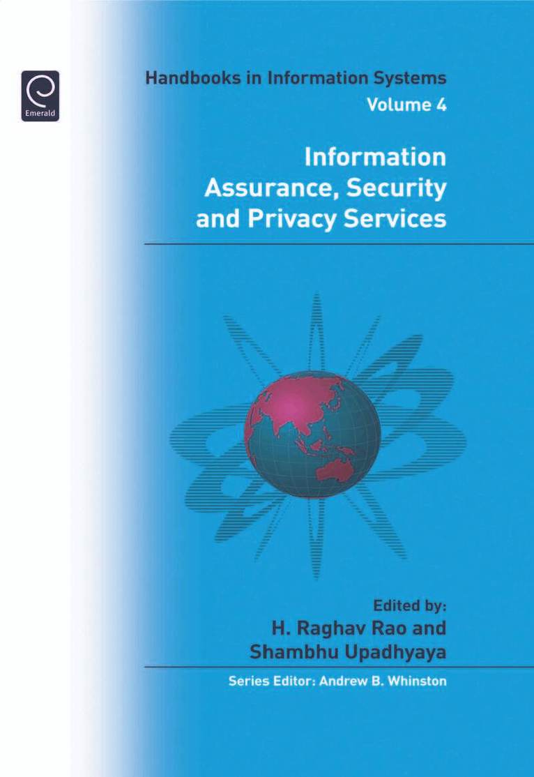 H. Raghav Rao, Shambhu Upadhyaya - Information Assurance, Security and Privacy Services, Inbunden