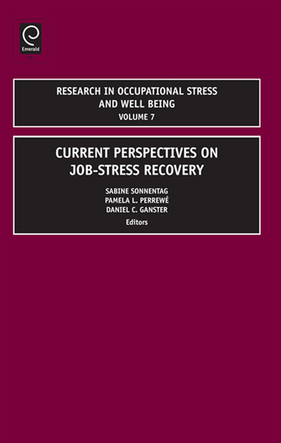 Daniel C. Ganster, Pamela L. Perrewe, Sabine Sonnetag - Research in Occupational Stress and Well being, E-bok