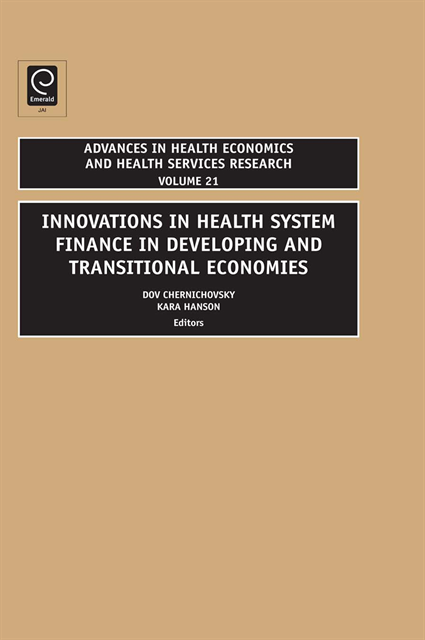 Dov Chernichovsky, Kara Hanson - Innovations in Health Care Financing in Low and Middle Income Countries, E-bok