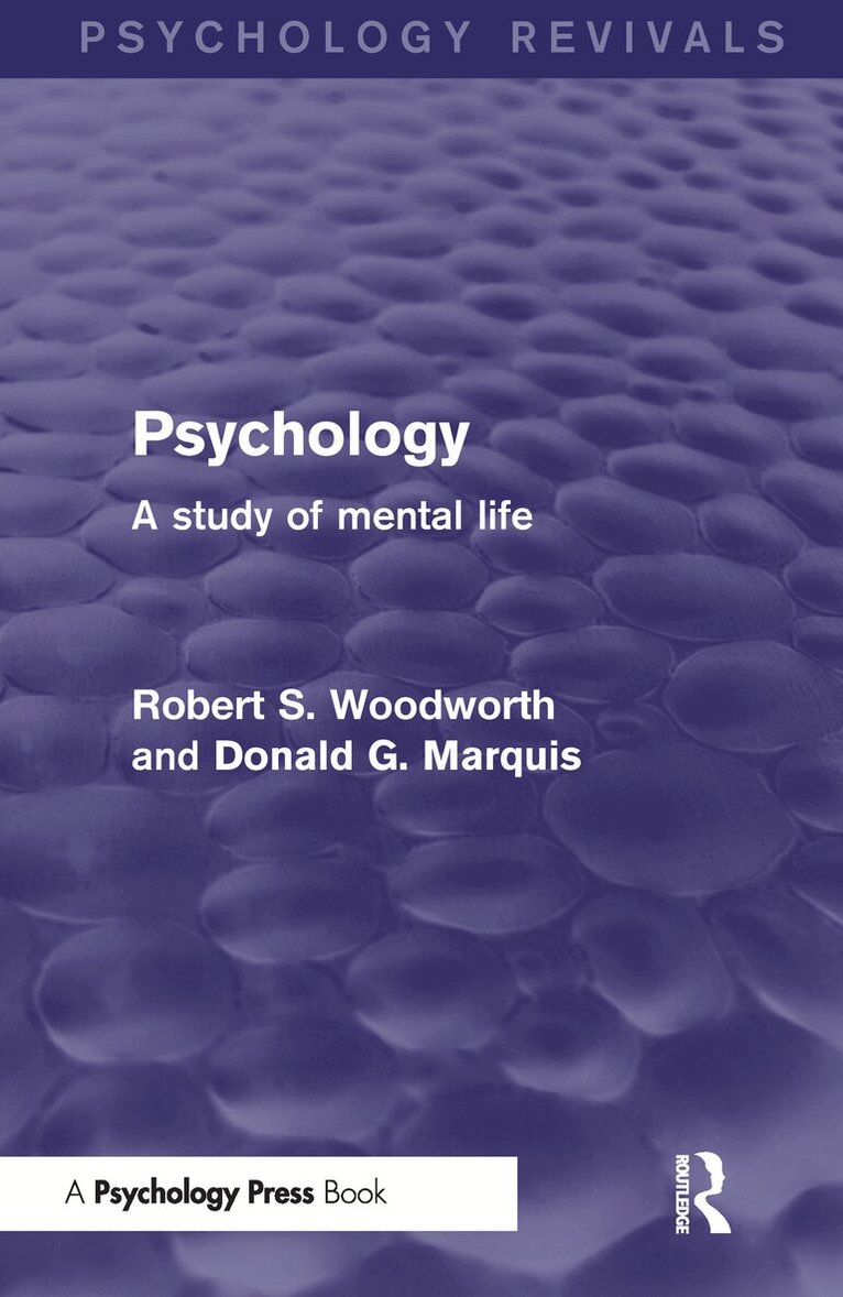 Robert Woodworth, Donald Marquis - Psychology, Häftad