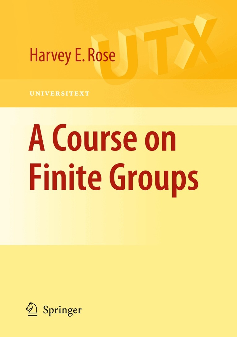 Course on Finite Groups