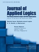 Journal of Applied Logics; The IfCoLog Journal of Logics and their Applications. Volume13, Issue 5, September 2026. Special issue, Häftad