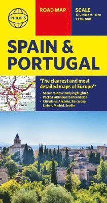 Philip's Spain and Portugal Road Map av Philip's Maps