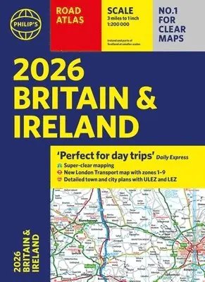 2026 Philip’s Road Atlas Britain & Ireland