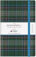 Queen Elizabeth II Platinum Jubilee Tartan Cloth Large Notebook