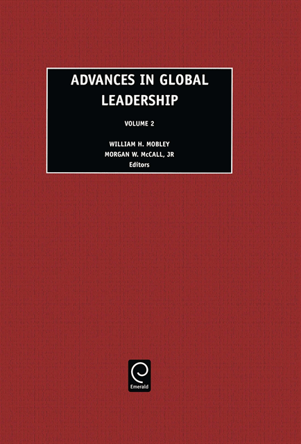 Jr. McCall, Morgan W., William Mobley - Advances in Global Leadership, E-bok