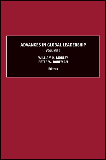 Peter W. Dorfman, William Mobley - Advances in Global Leadership, E-bok