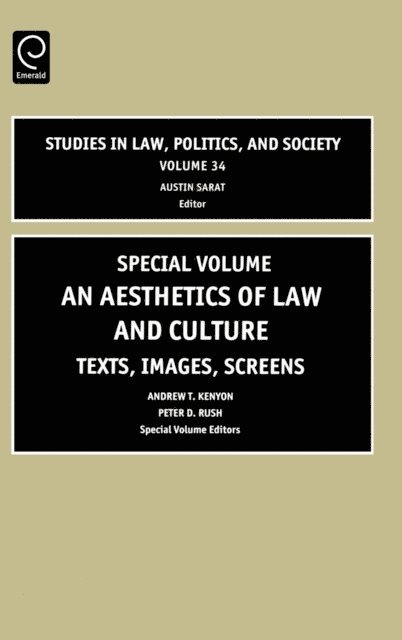 Peter Rush, Andrew T. Kenyon - Aesthetics of Law and Culture, E-bok