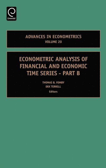 R. Carter Hill, Dek Terrell, Thomas B. Fomby - Econometric Analysis of Financial and Economic Time Series, E-bok
