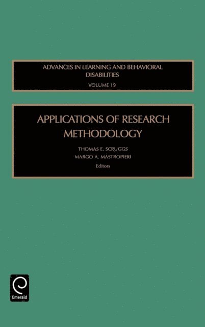 Margo A. Mastropieri, Thomas E. Scruggs - Applications of Research Methodology, E-bok