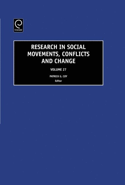 Patrick G. Coy - Research in Social Movements, Conflicts and Change, E-bok