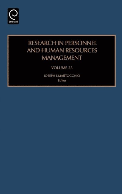 Joseph J. Martocchio - Research in Personnel and Human Resources Management, E-bok