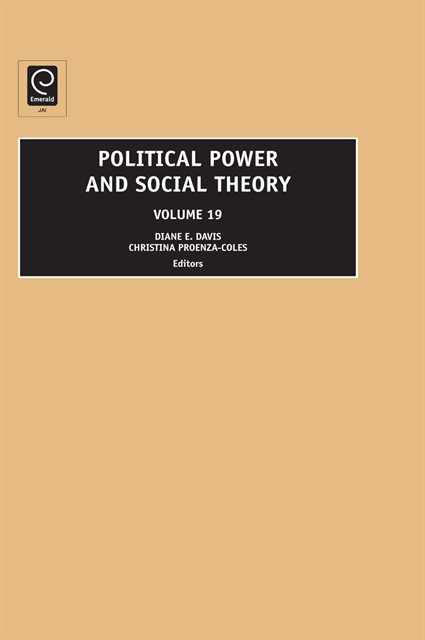 Christina Proenza-Coles, Diane E. Davis - Political Power and Social Theory, E-bok