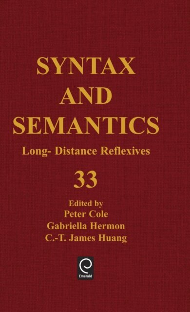 C.-T. James Huang, Gabriella Hermon, Peter Cole - Long Distance Reflexives, E-bok
