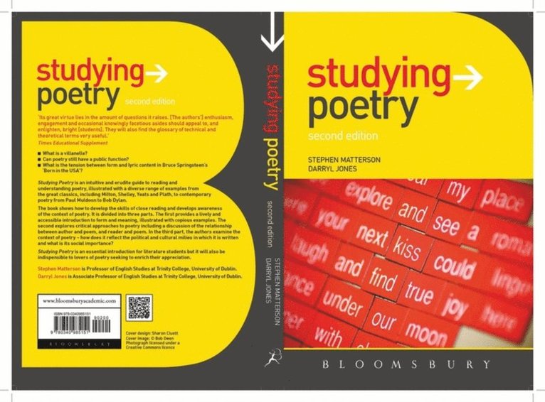 Stephen Matterson, Darryl Jones - Studying Poetry, E-bok