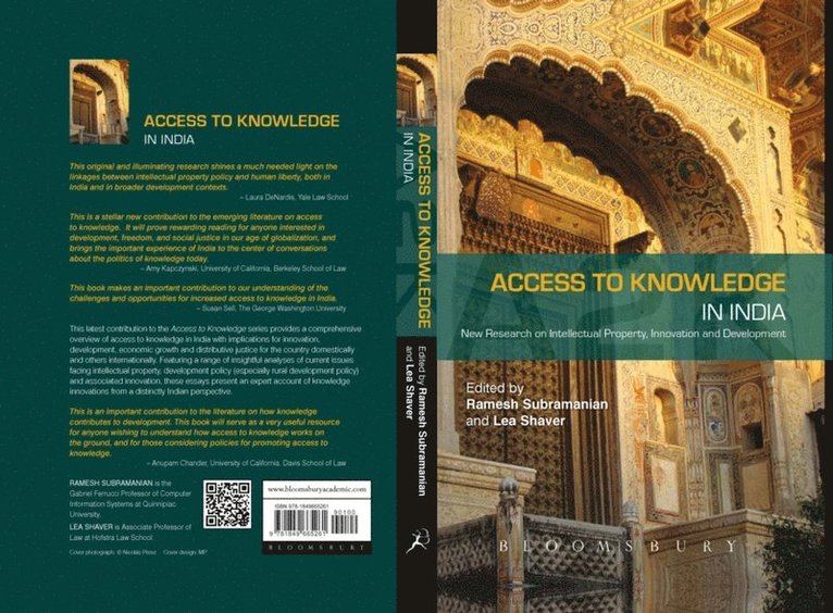 Ramesh Subramanian, Lea Shaver - Access to Knowledge in India, E-bok