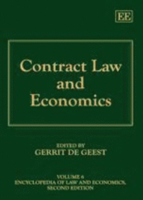 Gerrit De Geest - Contract Law and Economics, E-bok