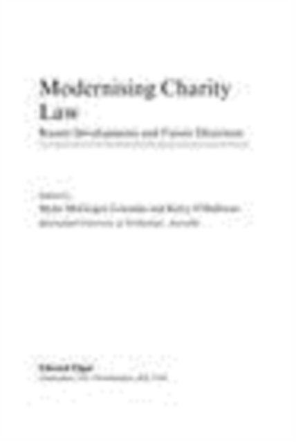 Kerry O'Halloran, Myles McGregor-Lowndes - Modernising Charity Law, E-bok