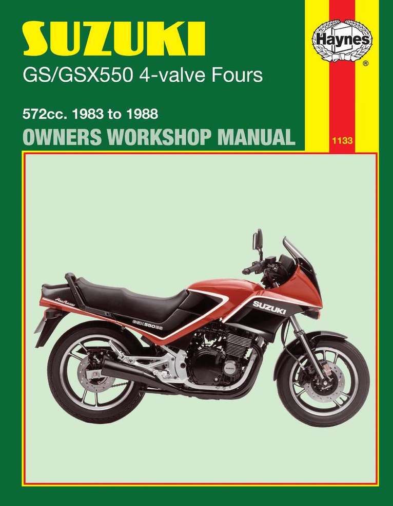 Haynes Publishing - Suzuki GS/GSX550 4-valve Fours (83 - 88) Haynes Repair Manual, Häftad