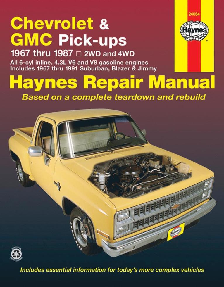 Haynes Publishing - Chevrolet & GMC Pick Ups (67 - 87), Häftad