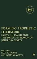 Forming Prophetic Literature
