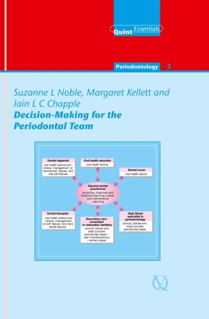 Iain L. C. Chapple, Margaret Kellett, Suzanne L. Noble - Decision-Making for the Periodontal Team, E-bok