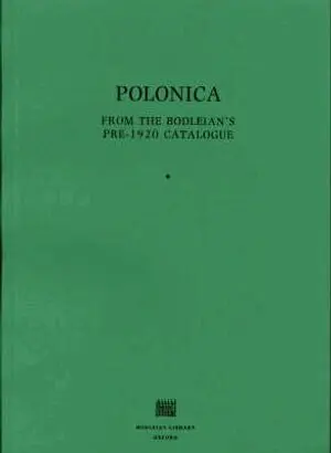 Polonica, Häftad. Tillgänglighet: Lägg i varukorg