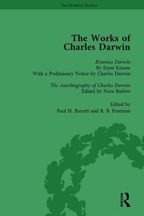Paul H Barrett - Works of Charles Darwin: Vol 29: Erasmus Darwin (1879) / the Autobiography of Charles Darwin (1958), Inbunden