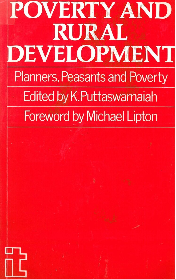 K. Puttaswamaiah - Poverty and Rural Development, Häftad. Tillgänglighet: Lägg i varukorg