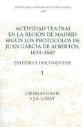 Actividad teatral en la regin de Madrid segn los protocolos de Juan Garca de Albertos, 1634-1660: I