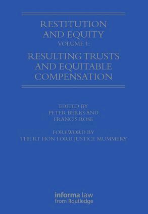 Peter Birks, Francis Rose - Restitution and Equity Volume 1: Resulting Trusts and Equitable Compensation, Inbunden. Tillgänglighet: Tillfälligt slut