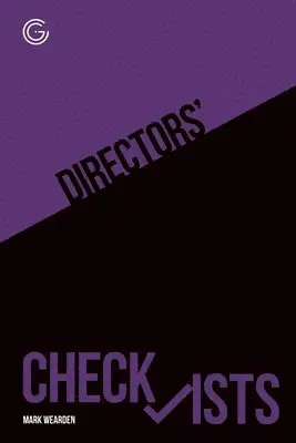 Mark Wearden - Director's Checklists, Häftad. Tillgänglighet: Lägg i varukorg