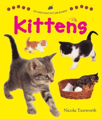 Tuxworth Nicola - Say and Point Picture Boards: Kittens, Kartonnage. Tillgänglighet: Lägg i varukorg